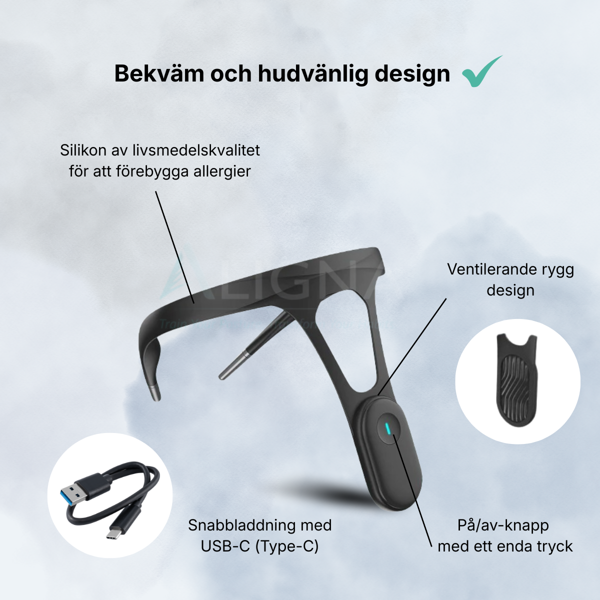 Aligna - Smart hållningskorrigering